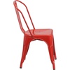 image:imageFlash Furniture Blake Commercial Grade 4 Pack Distressed Orange Metal IndoorOutdoor Stackable ChairRed
