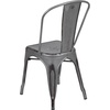 image:imageFlash Furniture Blake Commercial Grade 4 Pack Distressed Orange Metal IndoorOutdoor Stackable ChairSilver Gray