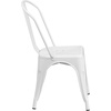 image:imageFlash Furniture Blake Commercial Grade 4 Pack Distressed Orange Metal IndoorOutdoor Stackable ChairWhite