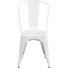 image:imageFlash Furniture Blake Commercial Grade 4 Pack Distressed Orange Metal IndoorOutdoor Stackable ChairWhite