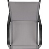 image:imageFlash Furniture Brazos Series Outdoor Stackable Patio Chairs with Flex Comfort Material Stacking Outdoor Modern Sling Patio Chairs Set of 5 BlackGrey