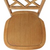 image:imageFlash Furniture Brooklyn Commercial Solid Wood Dining Chair Stackable Design Intricate Back Detail Mortise and Tenon 350 lbs Static Weight Capacity PecanPecan