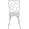 image:imageFlash Furniture Brooklyn Commercial Solid Wood Dining Chair Stackable Design Intricate Back Detail Mortise and Tenon 350 lbs Static Weight Capacity PecanWhite