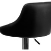 image:imageFlash Furniture Caldwell 2 Pk Contemporary Gray Vinyl Bucket Seat Adjustable Height Barstool with Chrome BaseBlack
