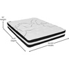 image:imageFlash Furniture Capri Comfortable Sleep 10 Hybrid Pocket Spring and Foam Mattress in a Box Foam Pocket Spring Hybrid Mattress QueenFull