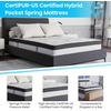 image:imageFlash Furniture Capri Comfortable Sleep 10 Hybrid Pocket Spring and Foam Mattress in a Box Foam Pocket Spring Hybrid Mattress QueenFull