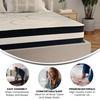 image:imageFlash Furniture Capri Comfortable Sleep 10 Hybrid Pocket Spring and Foam Mattress in a Box Foam Pocket Spring Hybrid Mattress QueenFull