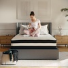 image:imageFlash Furniture Capri Comfortable Sleep 10 Hybrid Pocket Spring and Foam Mattress in a Box Foam Pocket Spring Hybrid Mattress QueenFull