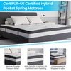 image:imageFlash Furniture Capri Comfortable Sleep 10 Hybrid Pocket Spring and Foam Mattress in a Box Foam Pocket Spring Hybrid Mattress QueenKing