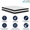 image:imageFlash Furniture Capri Comfortable Sleep 10 Hybrid Pocket Spring and Foam Mattress in a Box Foam Pocket Spring Hybrid Mattress QueenQueen