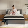 image:imageFlash Furniture Capri Comfortable Sleep 10 Hybrid Pocket Spring and Foam Mattress in a Box Foam Pocket Spring Hybrid Mattress QueenQueen