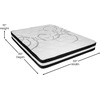 image:imageFlash Furniture Capri Comfortable Sleep 10 Hybrid Pocket Spring and Foam Mattress in a Box Foam Pocket Spring Hybrid Mattress QueenQueen
