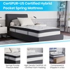 image:imageFlash Furniture Capri Comfortable Sleep 10 Hybrid Pocket Spring and Foam Mattress in a Box Foam Pocket Spring Hybrid Mattress QueenTwin
