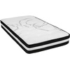 image:imageFlash Furniture Capri Comfortable Sleep 10 Hybrid Pocket Spring and Foam Mattress in a Box Foam Pocket Spring Hybrid Mattress QueenTwin