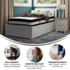 image:imageFlash Furniture Capri Comfortable Sleep 10 Hybrid Pocket Spring and Foam Mattress in a Box Foam Pocket Spring Hybrid Mattress QueenTwin
