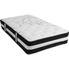 image:imageFlash Furniture Capri Comfortable Sleep 10 Hybrid Pocket Spring and Foam Mattress in a Box Foam Pocket Spring Hybrid Mattress QueenTwin
