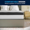 image:imageFlash Furniture Capri Comfortable Sleep 12 Hybrid Pocket Spring and Foam Mattress in a Box Foam Pocket Spring Hybrid Mattress for Pressure Relief QueenQueen