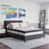 image:imageFlash Furniture Capri Comfortable Sleep 12 Hybrid Pocket Spring and Foam Mattress in a Box Foam Pocket Spring Hybrid Mattress for Pressure Relief QueenFull