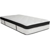 image:imageFlash Furniture Capri Comfortable Sleep 12 Hybrid Pocket Spring and Foam Mattress in a Box Foam Pocket Spring Hybrid Mattress for Pressure Relief QueenTwin