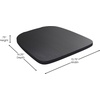 image:imageFlash Furniture Carly Commercial Grade 30 High Black Metal IndoorOutdoor Bar Height Stool with Back and Black Polystyrene Seat
