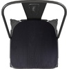 image:imageFlash Furniture Carly Commercial Grade 30 High Black Metal IndoorOutdoor Bar Height Stool with Back and Black Polystyrene Seat
