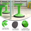 image:imageFlash Furniture Carter Adjustable Height Active Learning Stool for Classrooms Backless Wobble Stool with 360Degree Swivel 14  18 H BlueGreen