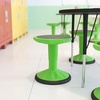 image:imageFlash Furniture Carter Adjustable Height Active Learning Stool for Classrooms Backless Wobble Stool with 360Degree Swivel 14  18 H BlueGreen