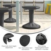 image:imageFlash Furniture Carter Adjustable Height Active Learning Stool for Classrooms Backless Wobble Stool with 360Degree Swivel 14  18 H BlueGrey