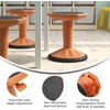 image:imageFlash Furniture Carter Adjustable Height Active Learning Stool for Classrooms Backless Wobble Stool with 360Degree Swivel 14  18 H BlueOrange