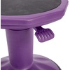 image:imageFlash Furniture Carter Adjustable Height Active Learning Stool for Classrooms Backless Wobble Stool with 360Degree Swivel 14  18 H BluePurple