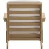 image:imageFlash Furniture Charlestown Two Tiered Commercial Grade Adirondack Coffee Table  Gray Finish Poly Resin Wood  AllWeather  Slatted Shelf DesignGreyNatural CedarCream