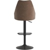 image:imageFlash Furniture Chrishelle Set of 2 Commercial Adjustable Height Bar Stools  Brown LeatherSoft Tufted Upholstery  Pedestal Base  Integrated FootringBrown