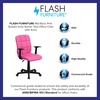image:imageFlash Furniture Clayton MidBack Black Quilted Vinyl Swivel Task Office Chair with ArmsPink