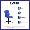 image:imageFlash Furniture Clayton MidBack Purple Quilted Vinyl Swivel Task Office ChairBlue