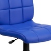 image:imageFlash Furniture Clayton MidBack Purple Quilted Vinyl Swivel Task Office ChairBlue