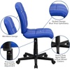 image:imageFlash Furniture Clayton MidBack Purple Quilted Vinyl Swivel Task Office ChairBlue