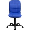 image:imageFlash Furniture Clayton MidBack Purple Quilted Vinyl Swivel Task Office ChairBlue