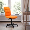 image:imageFlash Furniture Clayton MidBack Purple Quilted Vinyl Swivel Task Office ChairOrange