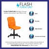 image:imageFlash Furniture Clayton MidBack Purple Quilted Vinyl Swivel Task Office ChairOrange