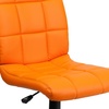 image:imageFlash Furniture Clayton MidBack Purple Quilted Vinyl Swivel Task Office ChairOrange