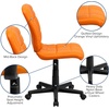 image:imageFlash Furniture Clayton MidBack Purple Quilted Vinyl Swivel Task Office ChairOrange