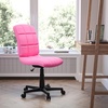 image:imageFlash Furniture Clayton MidBack Purple Quilted Vinyl Swivel Task Office ChairPink