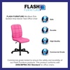 image:imageFlash Furniture Clayton MidBack Purple Quilted Vinyl Swivel Task Office ChairPink