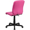image:imageFlash Furniture Clayton MidBack Purple Quilted Vinyl Swivel Task Office ChairPink
