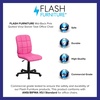 image:imageFlash Furniture Clayton MidBack Purple Quilted Vinyl Swivel Task Office ChairPink