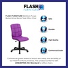 image:imageFlash Furniture Clayton MidBack Purple Quilted Vinyl Swivel Task Office ChairPurple