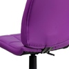 image:imageFlash Furniture Clayton MidBack Purple Quilted Vinyl Swivel Task Office ChairPurple