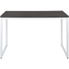 image:imageFlash Furniture Clifton Modern Office Computer Desk with Top and Bottom Storage Shelves Small Computer Desk for Home Office 28W BlackRustic Gray