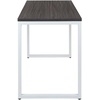 image:imageFlash Furniture Clifton Modern Office Computer Desk with Top and Bottom Storage Shelves Small Computer Desk for Home Office 28W BlackRustic Gray