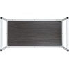 image:imageFlash Furniture Clifton Modern Office Computer Desk with Top and Bottom Storage Shelves Small Computer Desk for Home Office 28W BlackRustic Gray